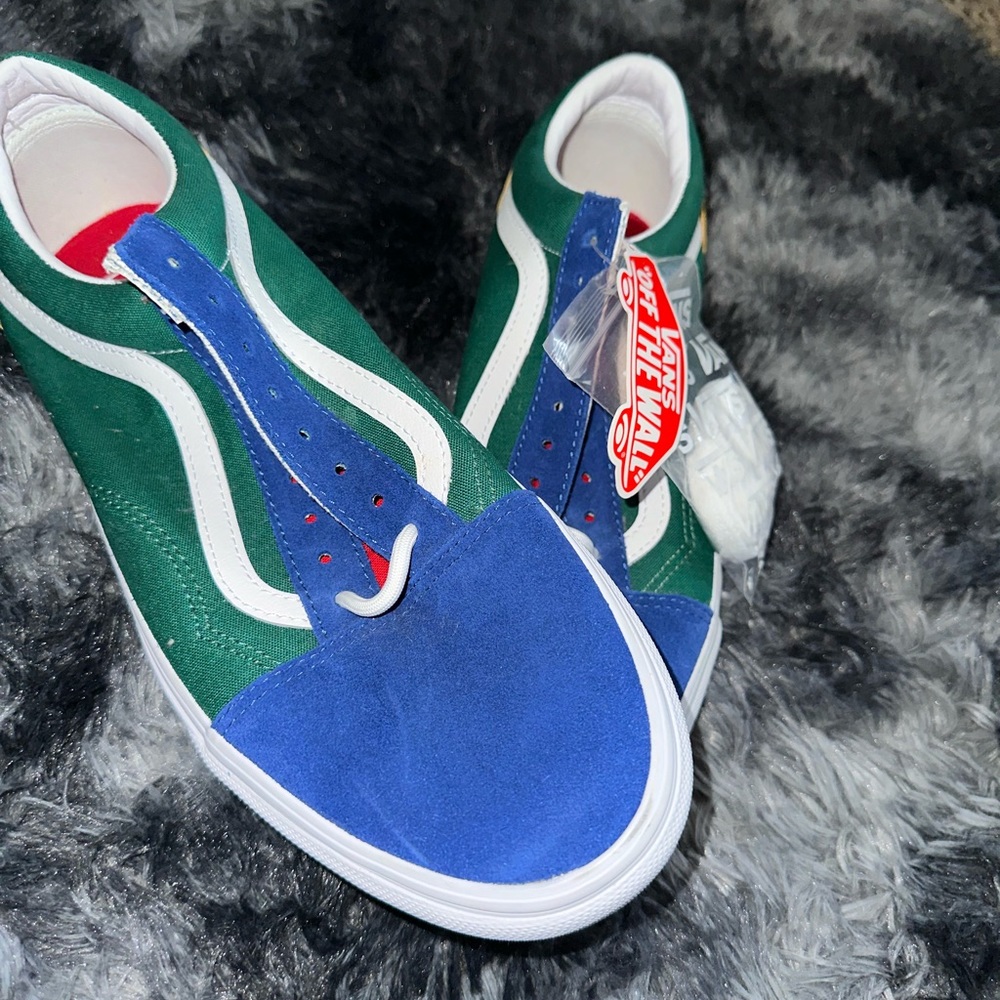 NEW Vans Off The Wall Old Skool "Yacht Club" Suede Skate Shoes Sneakers Mens 11
